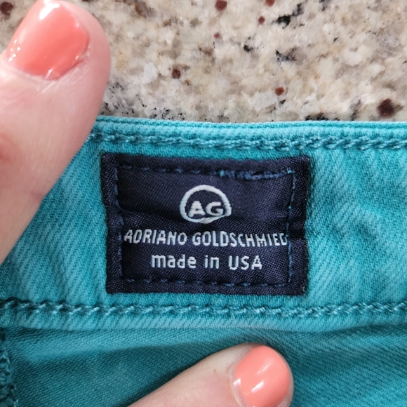AG Adriano Goldschmied the Stevie Ankle 26R Aqua Jean! Super Cute!! - Picture 4 of 5